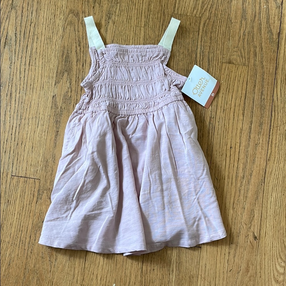 Cotton linen toddler dress 2T